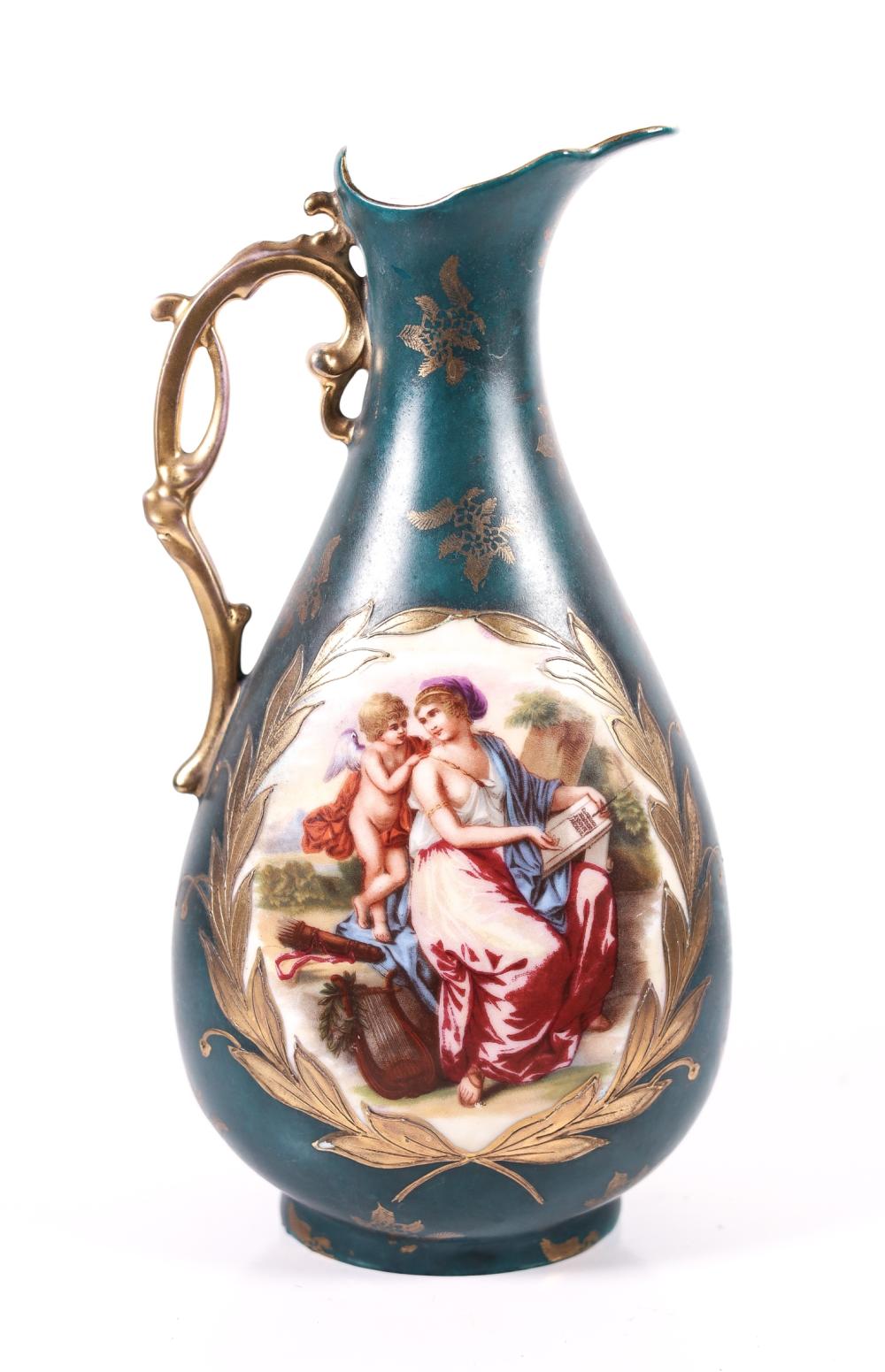 AUSTRIAN PORTRAIT PORCELAIN WINE