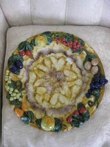 Austrian Pottery Charger applied