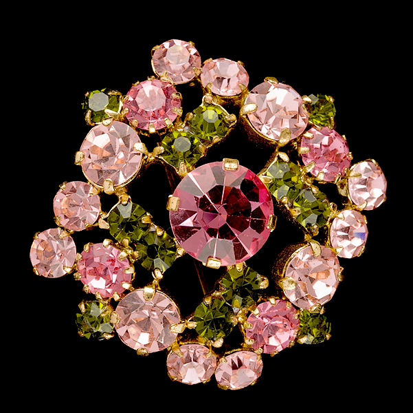 Austrian Rhinestone Brooch An