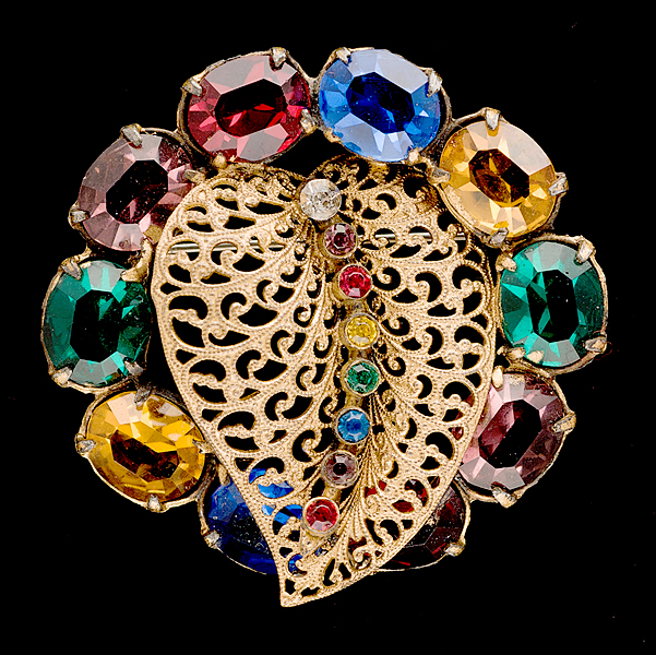 Austrian Rhinestone Brooch An