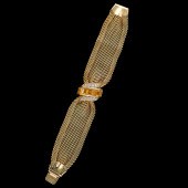 Austrian Rhinestone Mesh Brace