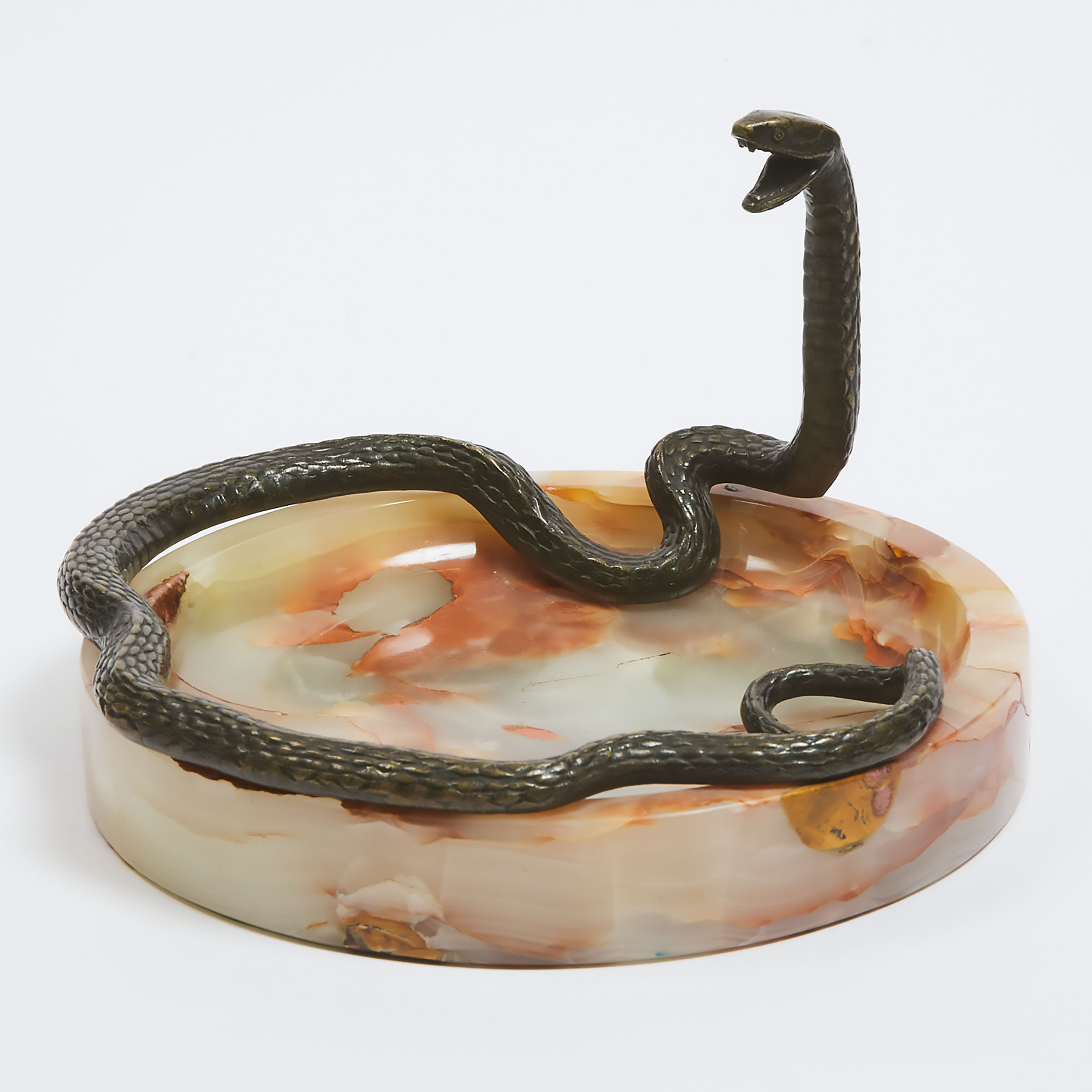 Austrian Serpent Form Bronze and