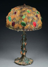 AUSTRIAN STYLE JEWELED TABLE L