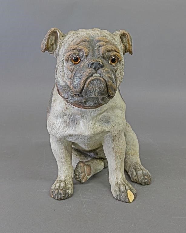 Austrian terra cotta bulldog pup