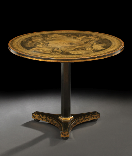 Austro-Germano Decoupaged, Ebonized