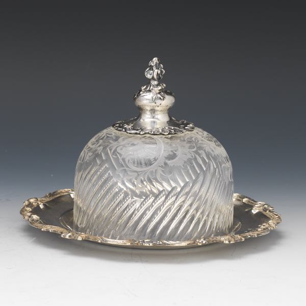 AUSTRO-HUNGARIAN BUTTER DOME 6 ½" x