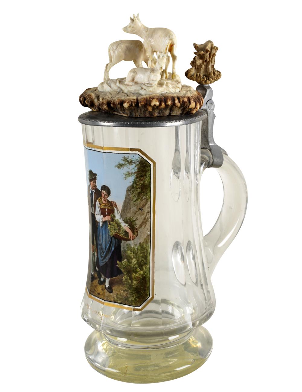 AUSTRO-HUNGARIAN ENAMELED GLASS