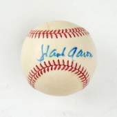 AUTHENTIC AUTOGRAPHED HANK AAR