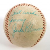 AUTHENTIC JACKIE ROBINSON SIGN