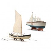 AUTHENTIC MODELS, TWO LARGE PA