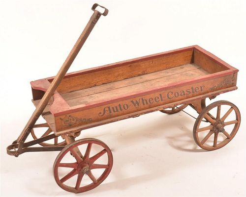 AUTO WHEEL-COASTER PAINTED WOODEN