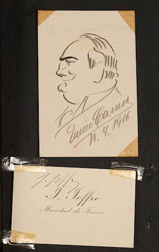 AUTOGRAPH ALBUM DATING 1916 -