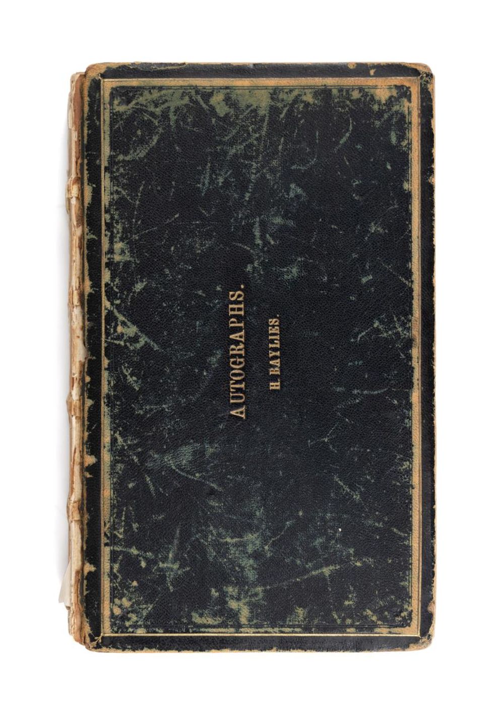 AUTOGRAPH BOOK W/ J.W.C.
