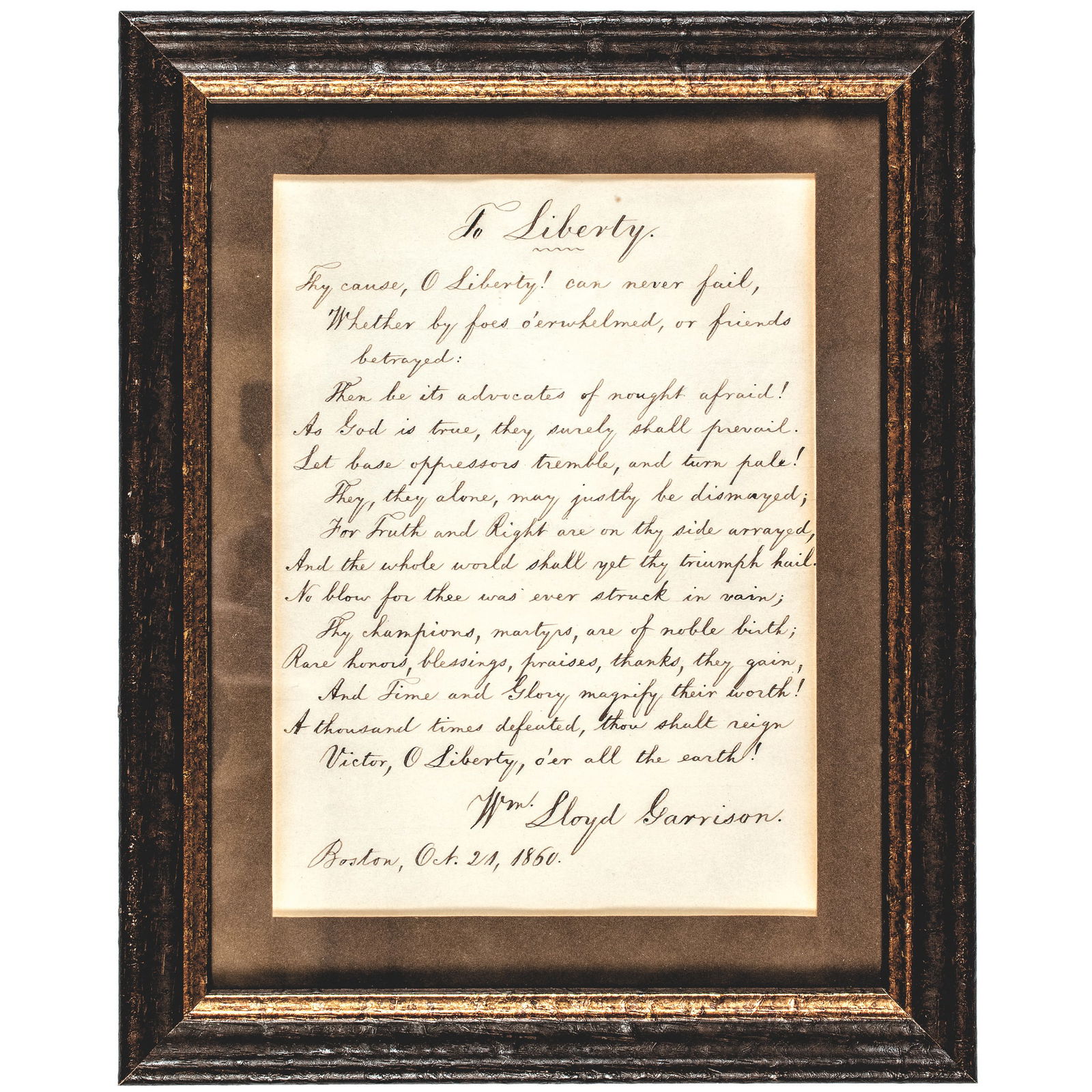 AUTOGRAPH QUOTATION SIGNED