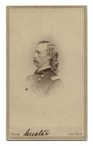 AUTOGRAPHED CARTE-DE-VISITE OF