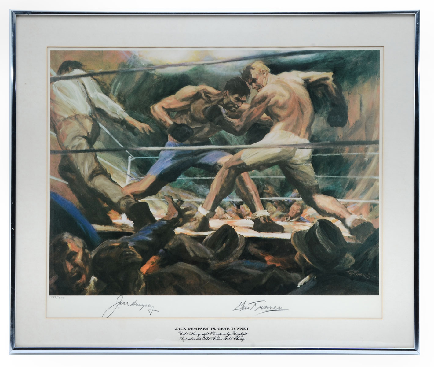 AUTOGRAPHED LITHOGRAPH OF THE