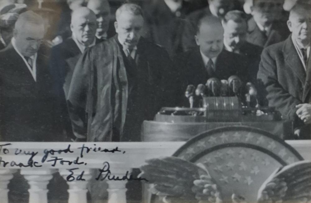 AUTOGRAPHED PHOTOGRAPH OF ED