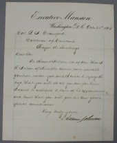 AUTOGRAPHED SIGNED LETTER FROM