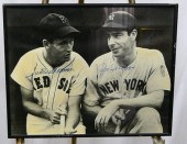 AUTOGRAPHED TED WILLIAMS & JOE