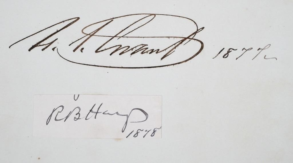 AUTOGRAPHS U.S. GRANT, HAYS,