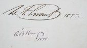 AUTOGRAPHS U.S. GRANT, HAYS, S