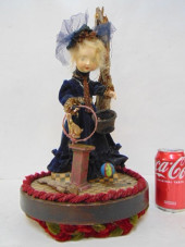 AUTOMATON WITH MUSIC BOX, GIRL