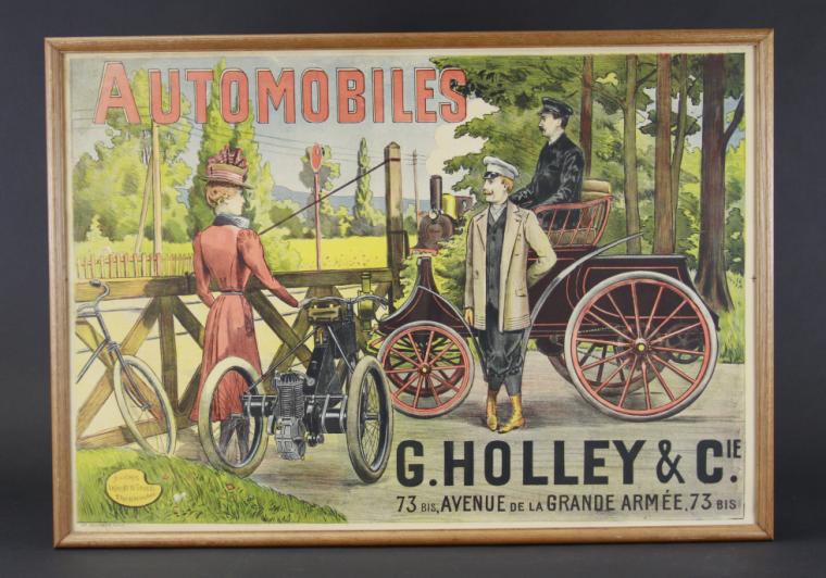 AUTOMOBILE DEALERS POSTER France