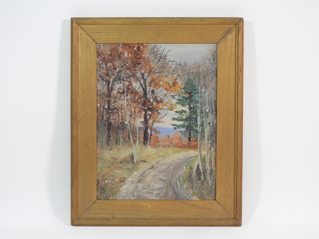 AUTUMNAL FOREST PATH LANDSCAPE