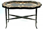 Autumnal Tole Tray and Standla