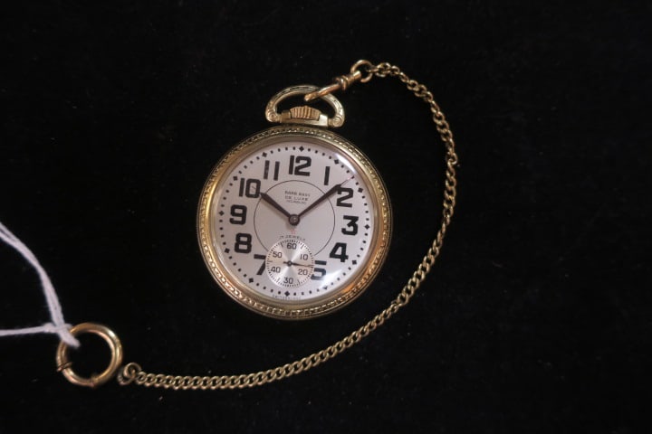 AVALON WATCH CO 17 JEWEL POCKET