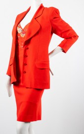 AVANT GARDE WOOL SKIRT SUIT W