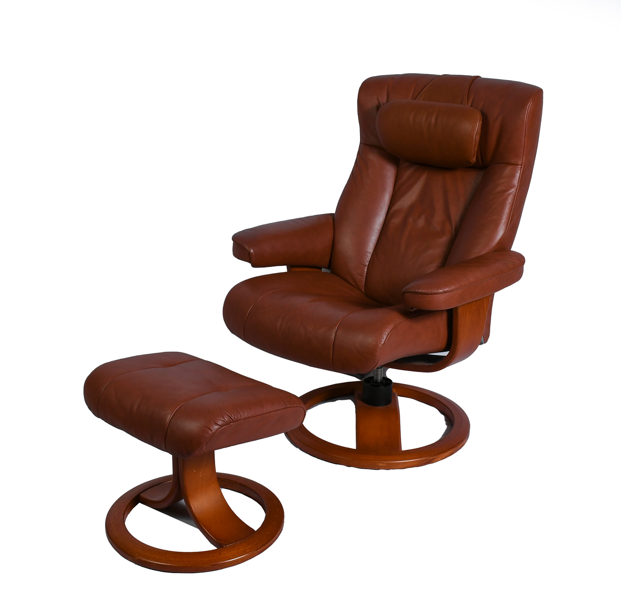 AVANTI LEATHER STRESSLESS CHAIR &