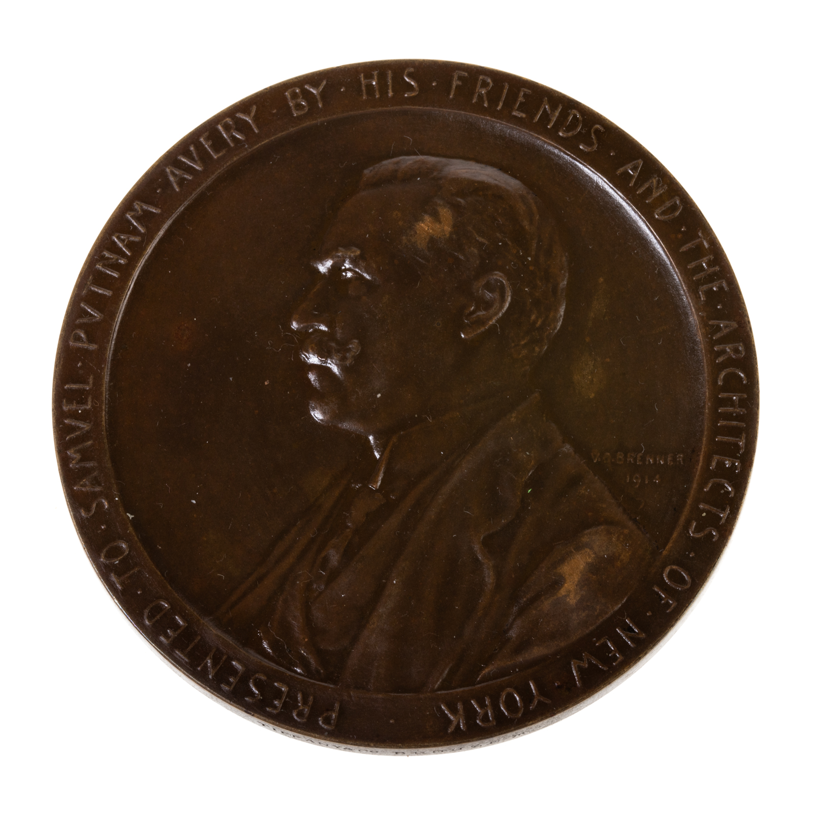 AVERY LIBRARY MEDAL STRUCK BY