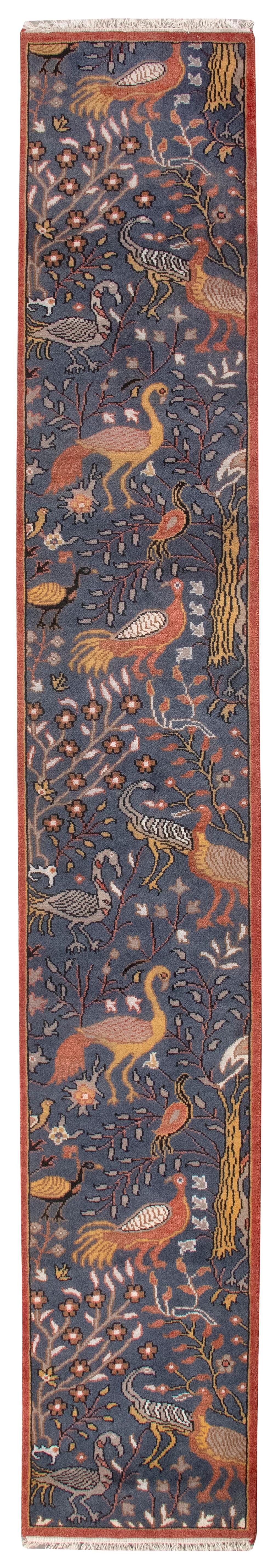 AVIARY GARDEN DESIGN RUNNER: 2’6” X