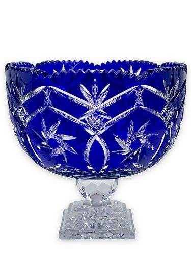 AVITRA BLUE CRYSTAL HAND-CUT TO