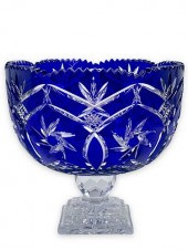 AVITRA BLUE CRYSTAL HAND-CUT T