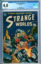 AVON STRANGE WORLDS #19 CGC 4.