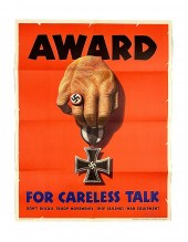 "AWARD FOR CARELESS TALK" WORL
