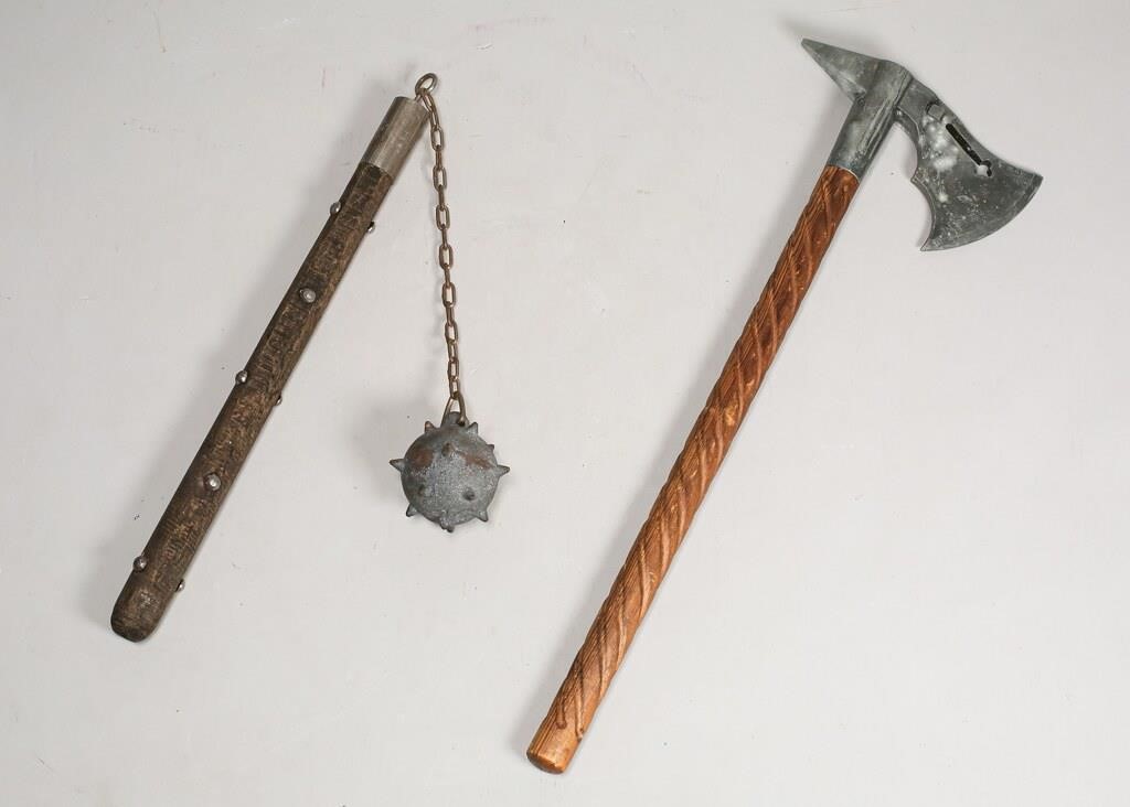 AXE AND CHAIN MACE,