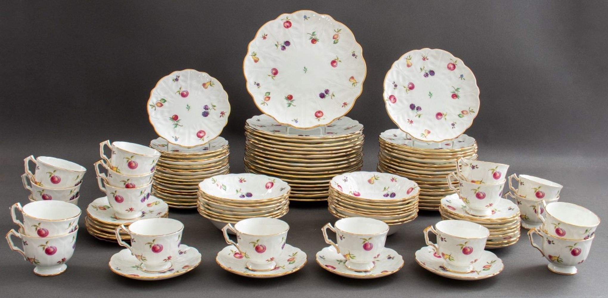AYNSLEY BONE CHINA "FLORIDA" DINNER