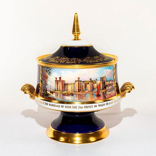 AYNSLEY CHINA WEDDING CHALICE,