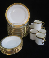 AYNSLEY CUPS & SAUCERS AND LIM