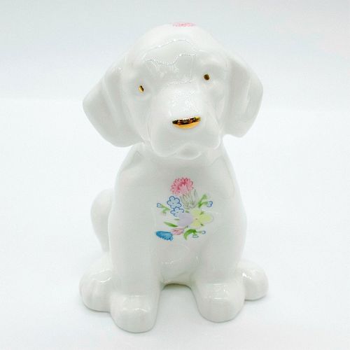 AYNSLEY FIGURINE, PUPPYWhite glossy