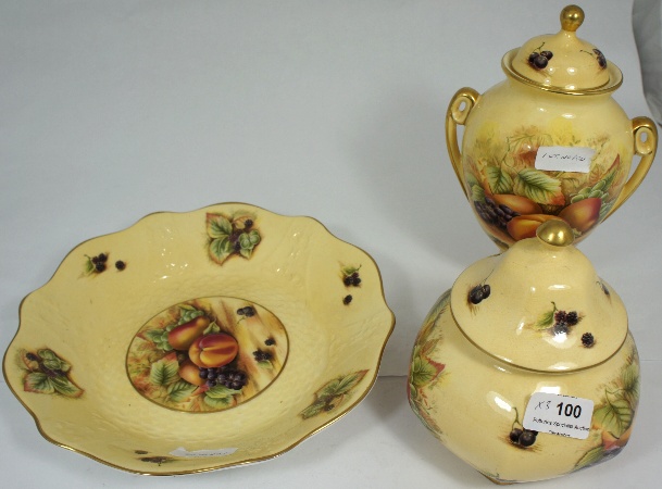 Aynsley Orchard Gold two Handled