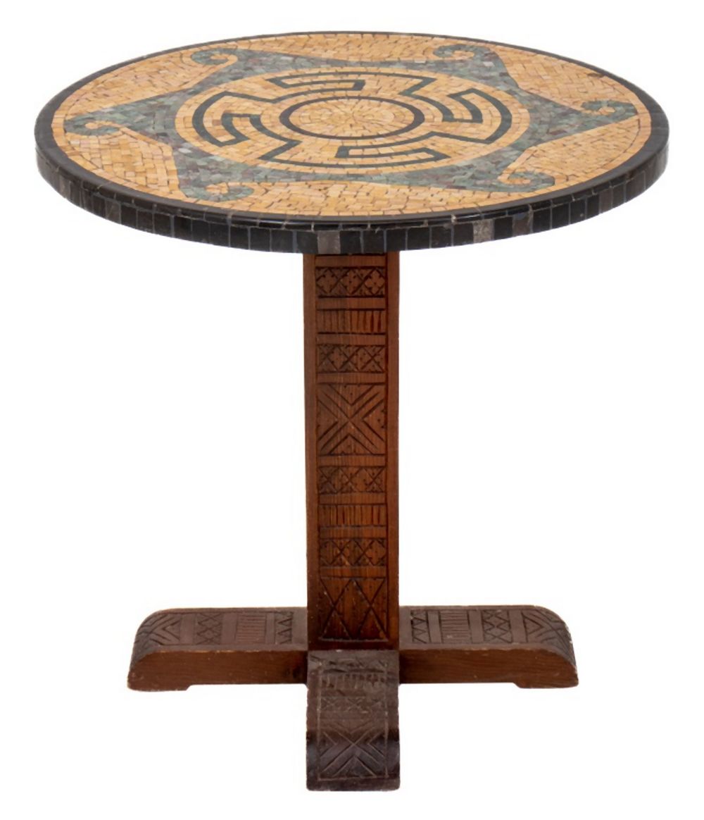 AZTEC MODERN MOSAIC PEDESTAL