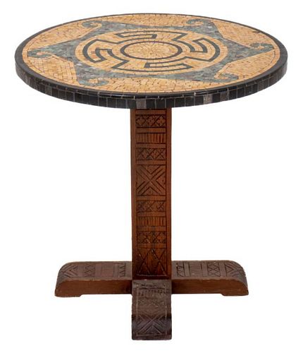 AZTEC MODERN MOSAIC PEDESTAL