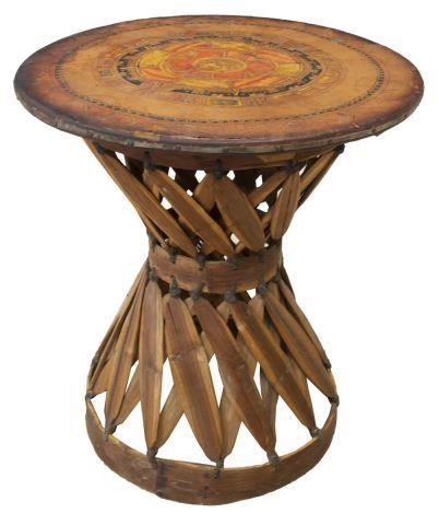 AZTEC REVIVAL LEATHER-TOP CENTER