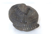 AZTEC STONE CARVED SNAKE 1300-