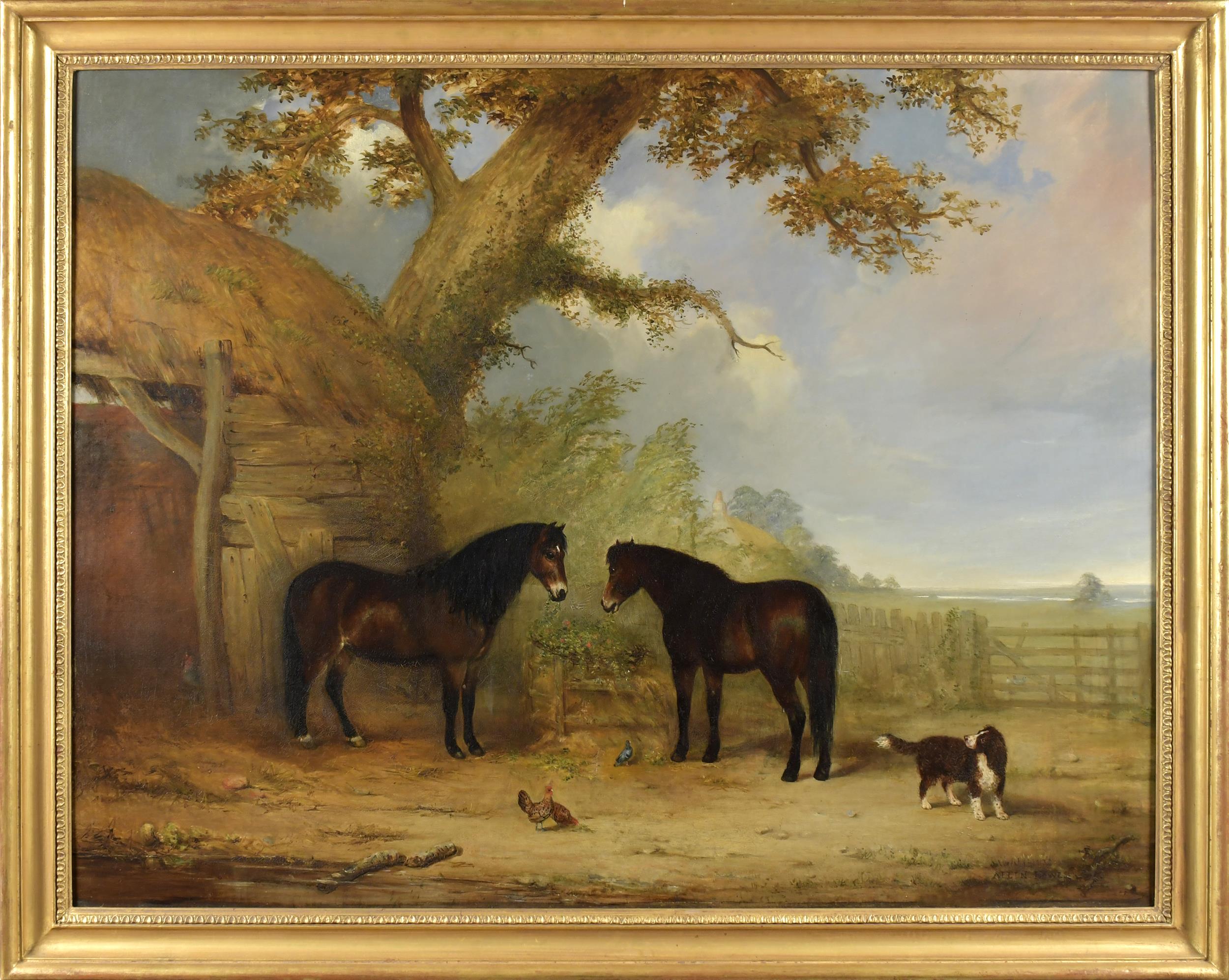 B. APLIN HOWE, LARGE O/C HORSES. B.