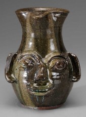 B. B. Craig Face Pitcher (Burl